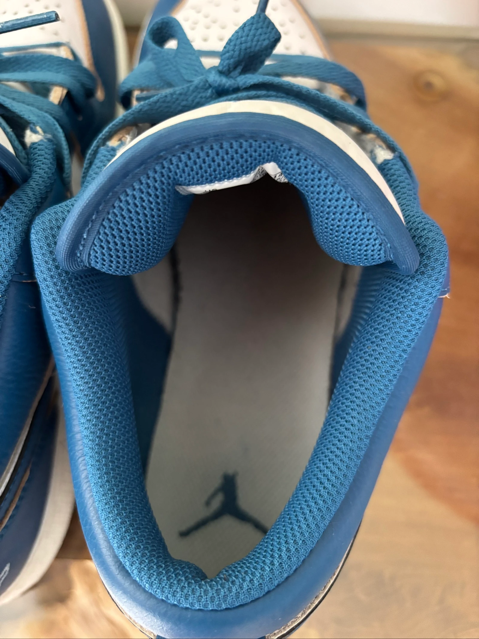 Zapatillas Nike Air Jordan 1 low azul blanco – photo 5